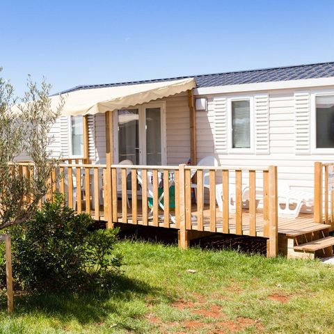 MOBILE HOME 6 people - Mobile-home | Comfort | 2 Bedrooms | 4/6 Pers. | Raised terrace | Air conditioning | TV