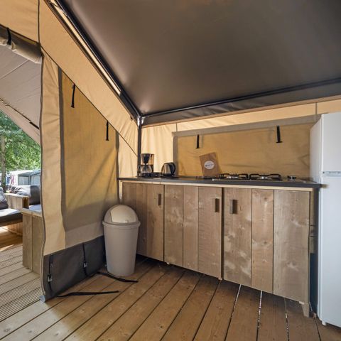 CANVAS AND WOOD TENT 4 people - Safari tent Comfort
