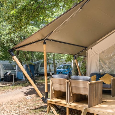 CANVAS AND WOOD TENT 4 people - Safari tent Comfort