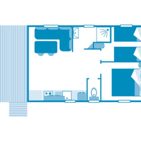 MOBILE HOME 4 people - Cottage 4p 2hab ***