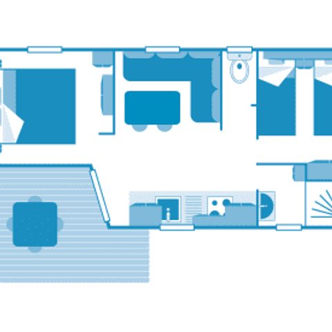 MOBILE HOME 5 people - Cottage Esencia 5p 2people ***