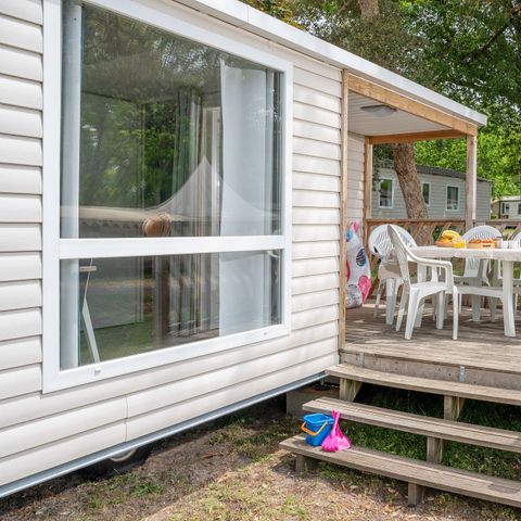 MOBILE HOME 6 people - Comfort | 2 Bedrooms | 4/6 Pers. | Single terrace | Air conditioning