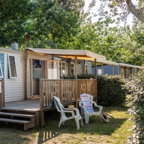 MOBILE HOME 6 people - Comfort XL | 3 Bedrooms | 6 Pers | Raised terrace | Air conditioning
