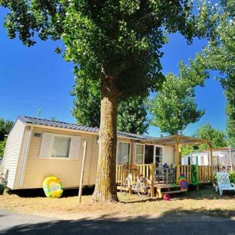 MOBILE HOME 6 people - Comfort XL | 3 Bedrooms | 6 Pers | Raised terrace | Air conditioning