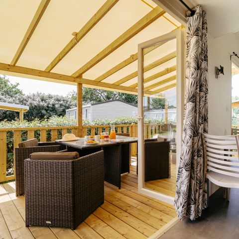 MOBILE HOME 6 people - Premium | 2 Bedrooms | 4/6 Pers. | Terrace Lounge | Air-con.