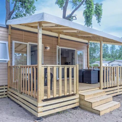 MOBILE HOME 6 people - Mobile-home | Premium | 3 Bedrooms | 6 Pers | Raised terrace | 2 bathrooms | Air conditioning | TV
