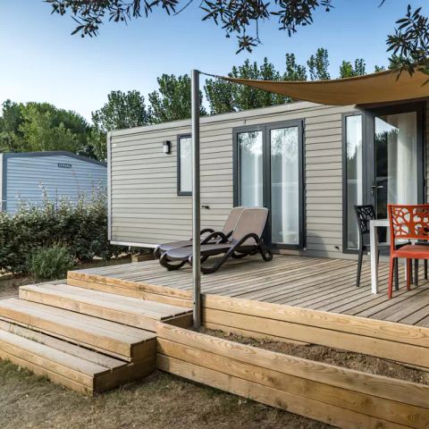 MOBILE HOME 6 people - Mobile-home | Premium | 3 Bedrooms | 6 Pers | Terrace Lounge | 1 Bathroom | Air conditioning | TV