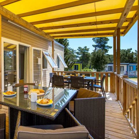 MOBILE HOME 4 people - Mobile-home | Premium | 2 Bedrooms | 4 Pers. | Terrace Lounge | 1 Bathroom | Air-con.