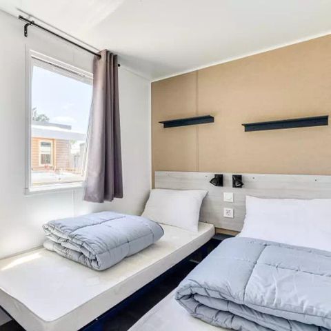 MOBILE HOME 4 people - Mobile-home | Premium | 2 Bedrooms | 4 Pers. | Terrace Lounge | 1 Bathroom | Air-con.