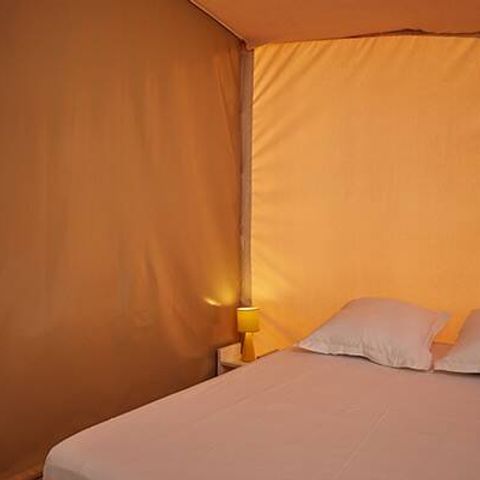 CANVAS AND WOOD TENT 4 people - Super Lodge Tent | Comfort | 2 Bedrooms | 4 Pers. | No bathroom