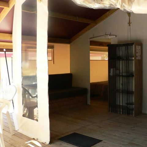 CANVAS AND WOOD TENT 4 people - Comfort 3 Rooms 4 People Without Sanitary