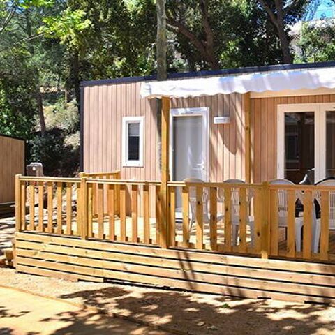 MOBILE HOME 6 people - Comfort | 2 Bedrooms | 4/6 Pers | Raised terrace | Air conditioning