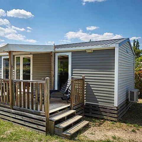 MOBILE HOME 6 people - Mobile-home | Comfort | 2 Bedrooms | 4/6 Pers. | Raised terrace | Air conditioning | TV