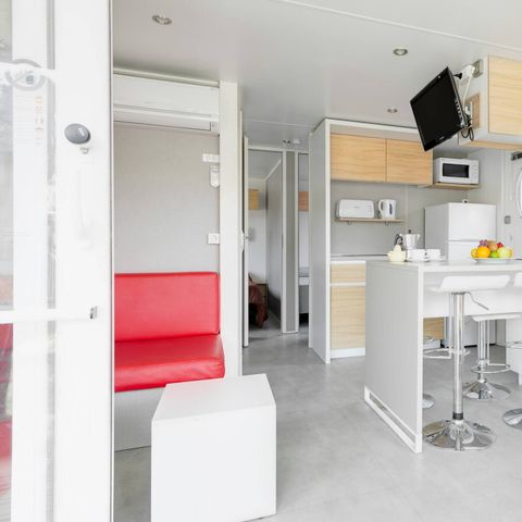 MOBILE HOME 4 people - Mobile home | Comfort | 2 Bedrooms | 4 Pers | Single terrace | Air conditioning | TV