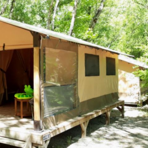 Canvas and wooden tent 5 persons - Victoria Lodge