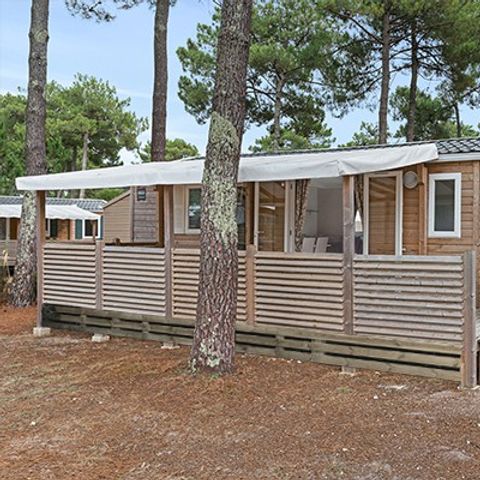 Mobile home 6 persons - Mobile-home | Comfort XL | 3 Bedrooms | 6 Pers. | Raised terrace | Air conditioning