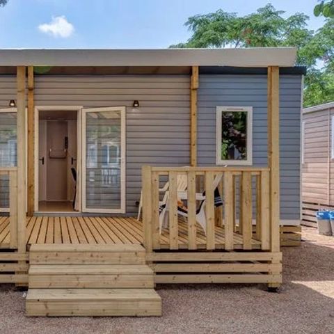 Mobile home 6 persons - Mobile-home | Comfort XL | 2 Bedrooms | 4/6 Pers. | Raised terrace | Air conditioning