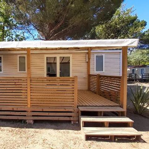 Mobile home 6 persons - Premium | 3 Bedrooms | 6 Pers | Raised terrace | 1 bathroom | Air conditioning
