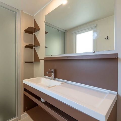 MOBILE HOME 6 people - Premium | 3 Bedrooms | 6 Pers | Raised terrace | 1 bathroom | Air conditioning
