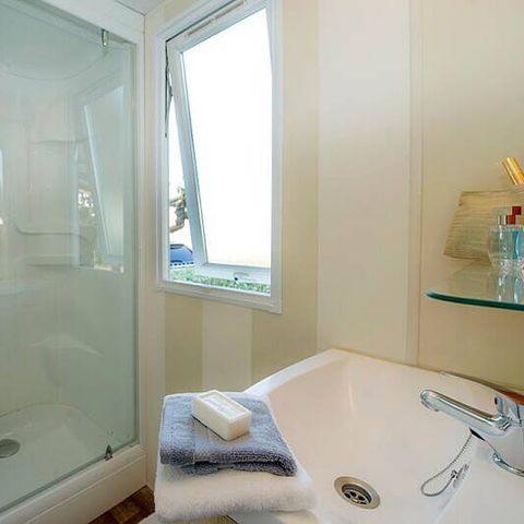 MOBILE HOME 6 people - Comfort | 2 Bedrooms | 4/6 Pers | Raised terrace | 1 Bathroom | Air conditioning | TV