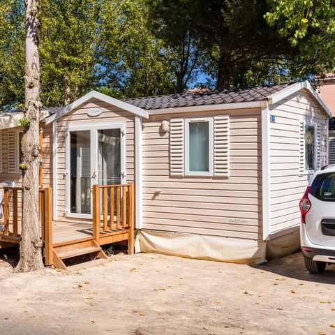 MOBILE HOME 4 people - Mobile home | Comfort | 2 Bedrooms | 4 Pers | Raised terrace | Air conditioning | TV