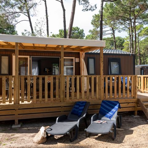 MOBILE HOME 8 people - 8p - Cottage Tribu CONFORT air-conditioned