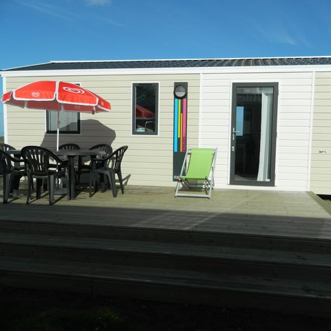 Mobile home 6 persons - Comfort - 28–31 m² - 3 bedrooms - Terrace - Sleeps 6–8