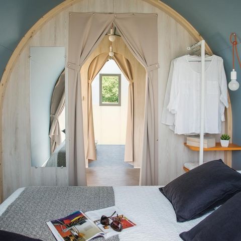 Glamping tent 4 persons - CocoSweet 16m² (2 bedrooms) + Terrace, sleeps 4