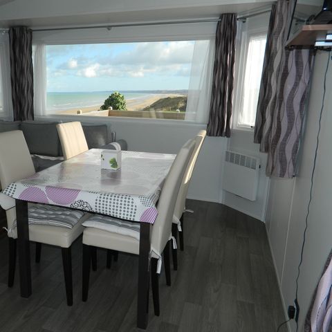 MOBILE HOME 6 people - Premium mobile home, 38m² (2 bedrooms) + Terrace – sea view + Access to the coastal cycle route – sleeps 4–6