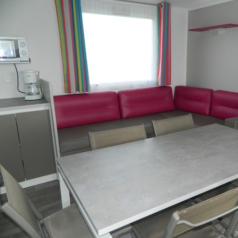 MOBILE HOME 8 people - Premium mobile home, 36m² (3 bedrooms) + terrace – sea view, sleeps 6–8