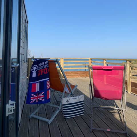 MOBILE HOME 8 people - Premium mobile home, 36m² (3 bedrooms) + terrace – sea view, sleeps 6–8