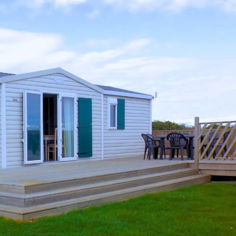 MOBILE HOME 6 people - Premium 40m² mobile home (3 bedrooms) + terrace – sea view – sleeps 6
