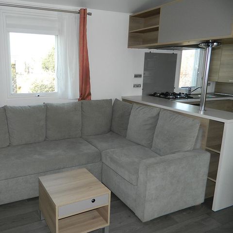 MOBILE HOME 6 people - Premium 40m² mobile home (3 bedrooms) + terrace – sea view – sleeps 6