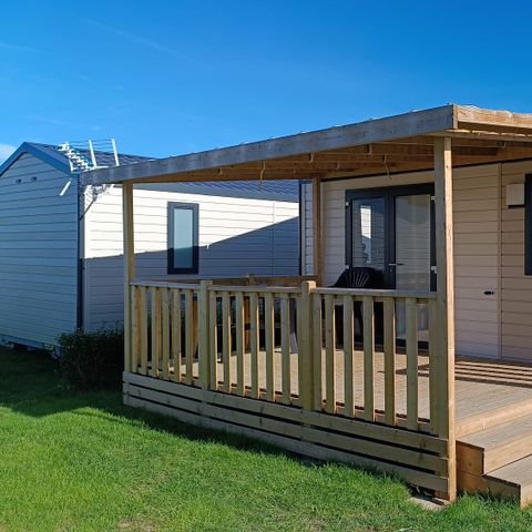 MOBILE HOME 4 people - Comfort mobile home, 20m² (1 bedroom) + terrace – sea view, sleeps 2–4
