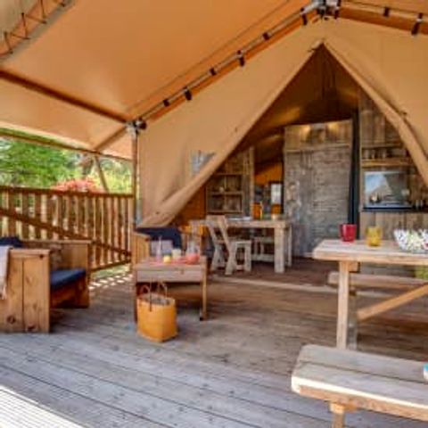 CANVAS AND WOOD TENT 5 people - Lodge 4p 2bed ****