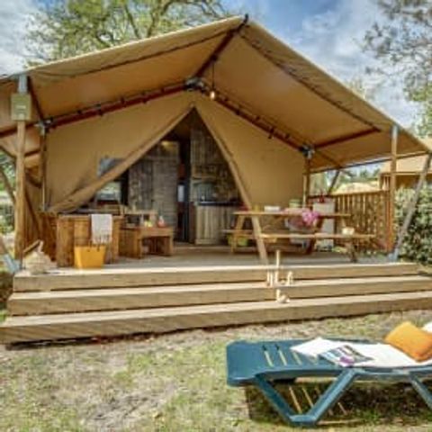 CANVAS AND WOOD TENT 5 people - Lodge 4p 2bed ****