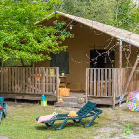 CANVAS AND WOOD TENT 5 people - Lodge Safari 5p 2bed ****