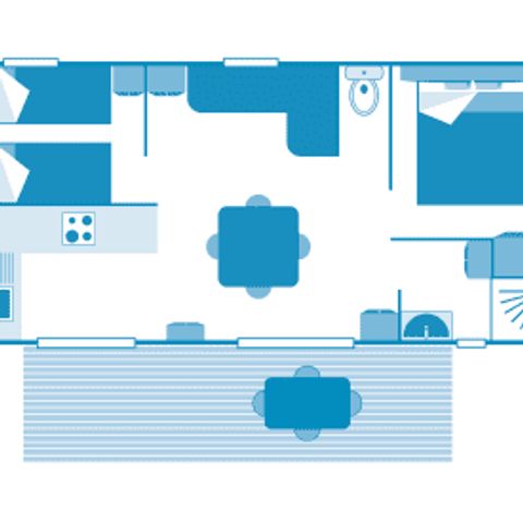 Mobile home 6 persons - Cottage 4/6p 2ch ***