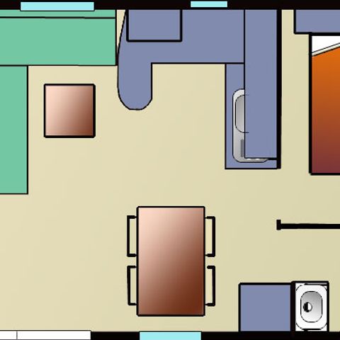 MOBILE HOME 6 people - Loisir CONFORT - 2 bedrooms