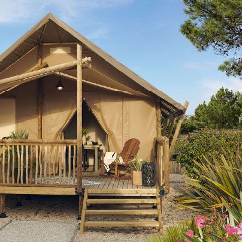 CANVAS AND WOOD TENT 5 people - BIRDYLODGE