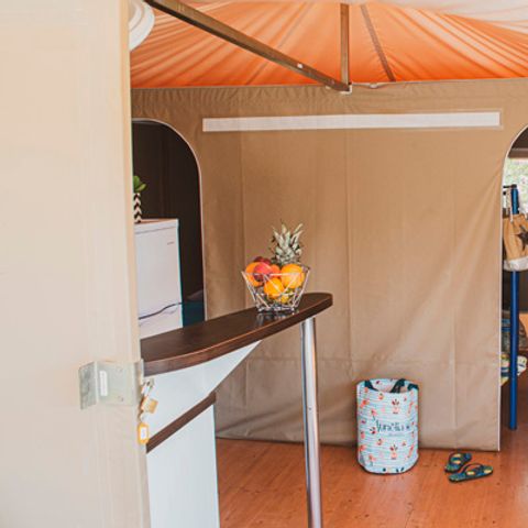 CANVAS AND WOOD TENT 6 people - SUN LODGE