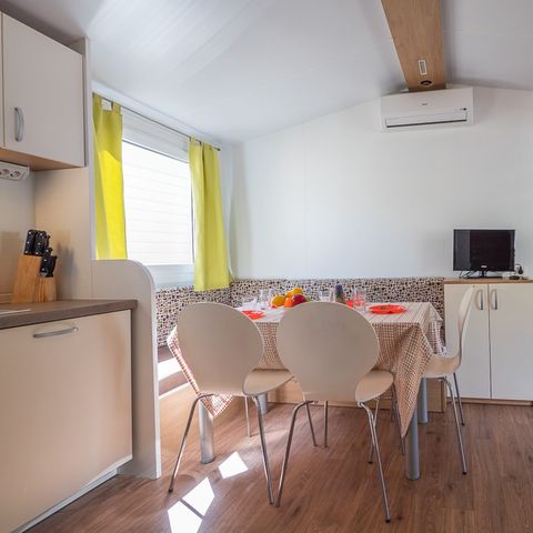 Mobile home 6 persons - Mobile-home | Comfort XL | 3 Bedrooms | 6 People | Covered Terrace | Air-conditioning | TV