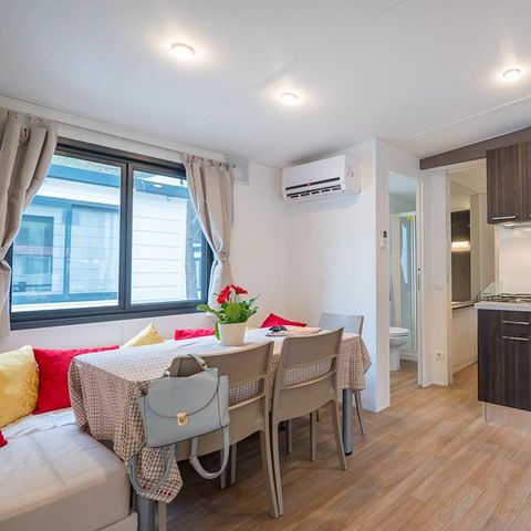 Mobile home 6 persons - | Premium | 3 Bedrooms | 6 Pers | Raised terrace | Air conditioning | TV