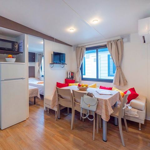 Mobile home 6 persons - | Premium | 3 Bedrooms | 6 Pers | Raised terrace | Air conditioning | TV
