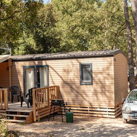 Mobile home 6 persons - Mobile-home | Premium | 3 Bedrooms | 6 Pers. | Raised terrace | 2 bathrooms | Air-con.