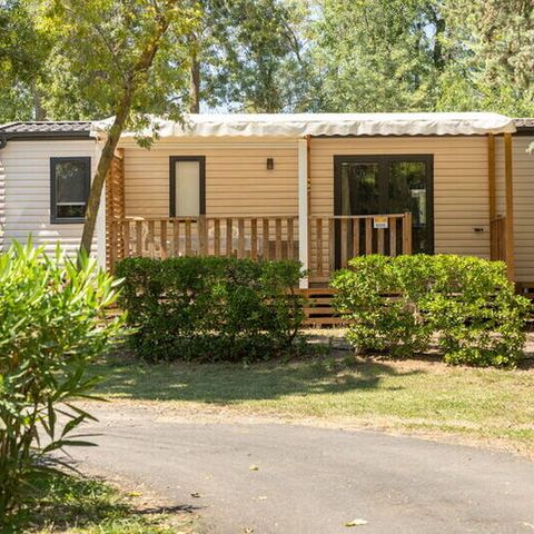 Mobile home 4 persons - Mobile-home | Premium | 2 Bedrooms | 4 Pers | Raised terrace | 2 bathrooms | Air conditioning | TV