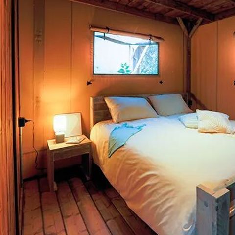 Canvas and wooden tent 6 persons - Lodgetent Premium XL
