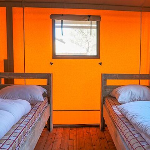 Canvas and wooden tent 6 persons - Lodgetent Premium XL