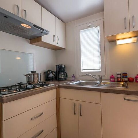 Mobile home 6 persons - Comfort | 3 Bedrooms | 6 Pers | Raised terrace | Air conditioning | TV