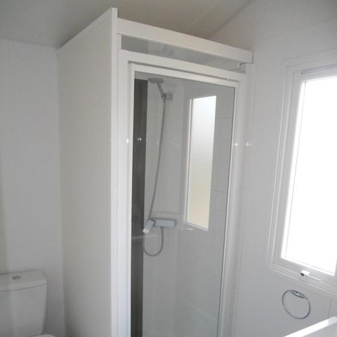 MOBILE HOME 2 people - Comfort 18m² 1 bedroom + semi-covered terrace + TV